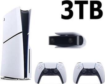 Playstation 5 Slim Cd Edition 3TB +2.Dualsense Kol +Kamera