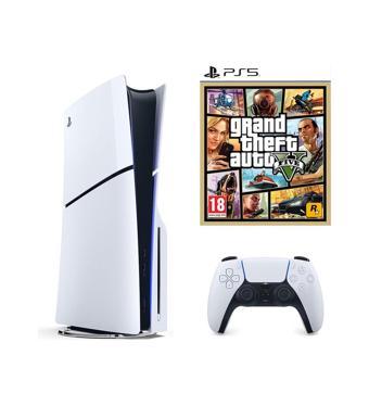 Sony Playstation 5 1 TB Slim Cd Edition+Ps5 Gta 5 Oyunu