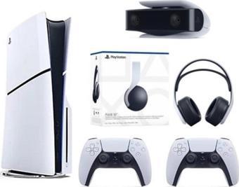 Sony Playstation 5 Slim CD'Lİ Edition +2.Dualsense+ PS5 KAMERA +3D PLUS KULAKLIK