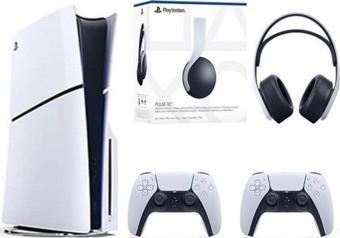 Sony Playstation 5 Slim CD'Lİ Edition +2.Dualsense+3D PLUS KULAKLIK