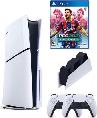 Sony Playstation 5 Slim CD'Lİ+2.Dualsense+Şarj İstasyonu+Pes 21 OYUNU