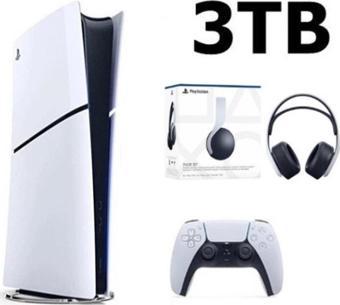 Sony Playstation 5 Slim Dijital 3TB+3D PLUS KULAKLIK