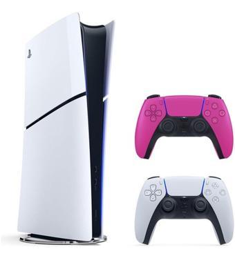 Sony Playstation 5 Slim Dijital Edition+2.PEMBE Dualsense Oyun Konsolu