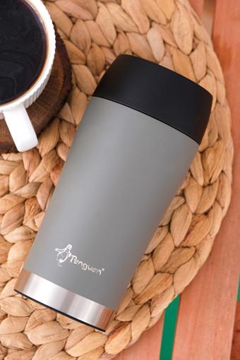 Penguen Mug Termosu - 300 Ml | Sızdırmaz, Çift Cidarlı, Vakum Yalıtımlı, Paslanmaz Çelik