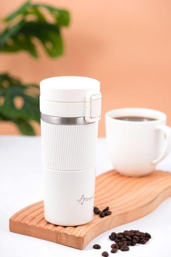 Penguen Termos Mug 400 Ml - Filtre Kapak , Paslanmaz Çelik