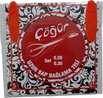 Master Music Çöğür Uzun Sap Bağlama Saz 0.20 Tam Takım Tel + 2 Tezene