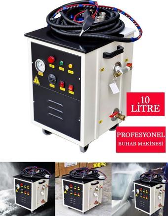 Ottomax Pro Profesyonel 10 litre Kuaför Detay Buhar Makinesi Buharlı Yıkama Oto Kuaför