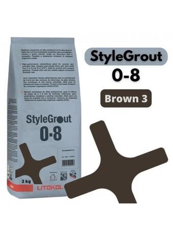 STYLEGROUT 0-8 BROWN 3 DERZ DOLGU 3 KG