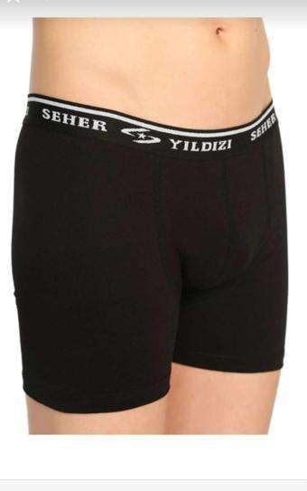 SEHER YILDIZI 0060 ERKEK LİKRALI BOXER 10 ADET