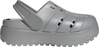 adidas Kadın  Gümüş  Terlik ADILETTE CLOG PLATFORM JQ9879
