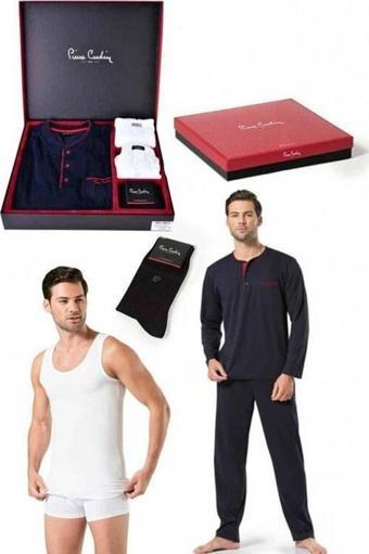 Pierre Cardin Erkek Çeyiz Set Takım 6lı Siyah