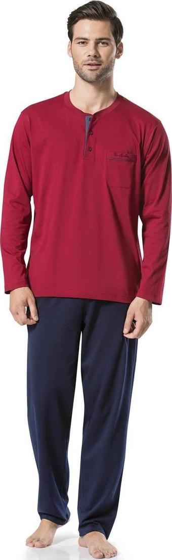 Pierre Cardin Erkek Uzun Kollu Penye  Pijama