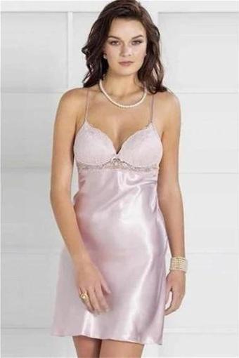 Pierre Cardin Kadın İnce Çapraz Askılı Gecelik