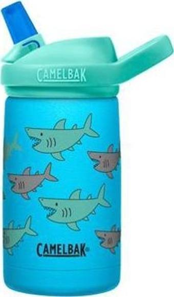 CamelBak Pipetli Çelik Termos Suluk - Eddy+ 350 ml - School of Sharks