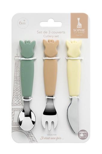 Sophie La Girafe Metal Çatal Bıçak Takımı