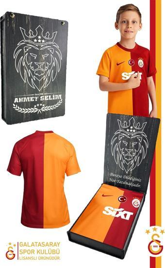 Galatasaray Orijinal Lisanslı 23-24 Parçalı Sarı Kırmızı Çocuk Forma Kişiye Özel Hedi