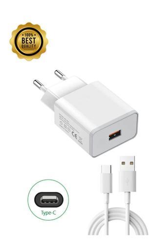 18W Hızlı Şarj Aleti Qualcomm Quick Charger USB To Type-C Kablolu