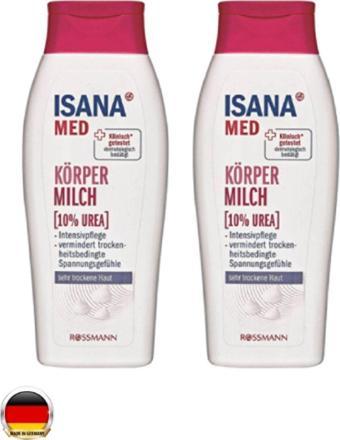 Isana Med Vücut Sütü %10 Üre Körpermilch 250 Ml (2 Adet)