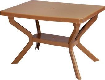 Omnipazar MT-GF240 Prima Roccia Plastik Kare Bahçe Balkon Masa 70x110 cm