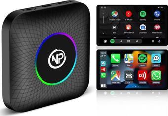 NPO NPCP01 SIM Kartlı Android13 8GB/128GB TvBox, Youtube, Netflix, Carlinkit, PlayStore Kablosuz CarPlay