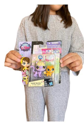 Minişler Pet Shop Littlest Pet Shop Neşeli Oyuncak Minişler 2'Li Aksesuarlı Miniş Ailesi Oyuncak Pet Shop Miniş 02