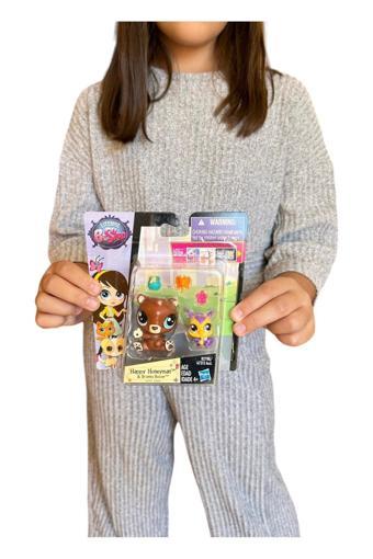 Minişler Pet Shop Littlest Pet Shop Neşeli Oyuncak Minişler 2'Li Aksesuarlı Miniş Ailesi Oyuncak Pet Shop Miniş 03
