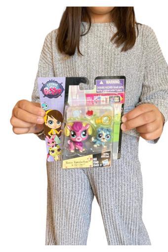 Minişler Pet Shop Littlest Pet Shop Neşeli Oyuncak Minişler 2'Li Aksesuarlı Miniş Ailesi Oyuncak Pet Shop Miniş Koç