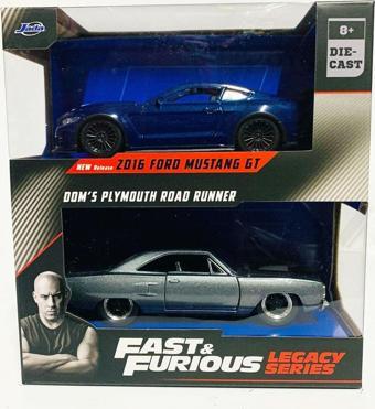 Jada Fast&Furious Legacy Series Ford Mustang Gt350&Plymouth Road Runner Twin Pack