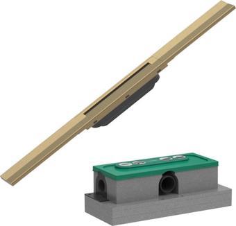 Hansgrohe RainDrain Flex Duş Kanalı 70 cm Kesilebilir Bronz + İç Set