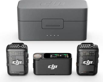 Dji Mic 2 (2 Tx + 1 Rx + Charging Case) 2'Li Kablosuz Mikrofon (İthalatcı Garantili )