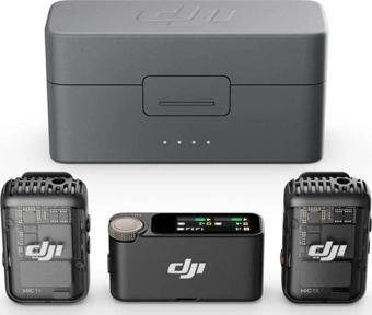 Dji Mic 2 (2 Tx + 1 Rx + Charging Case) 2'Li Kablosuz Mikrofon (İthalatcı Garantili )