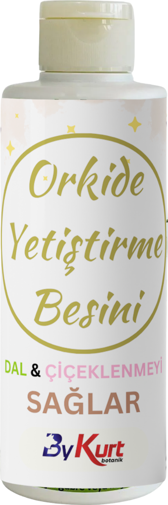 ByKurt Orkide Çiçeklenme ve Dal Gelişim Besini 100ML Güçlü Organik Takviye