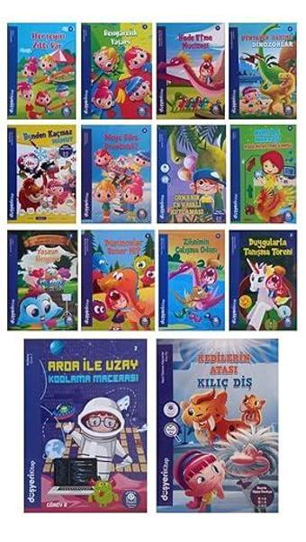 Düşyeri Yayınları Anasınıfı Ve 1.Sınıflar İçin Masal,Öykü,Hikaye Ve Etkinlik Kitapları 14 Kitap - Düşyeri Yayınları