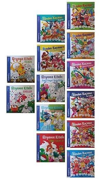 Düşyeri Yayınları Benden Kaçmaz Hikaye Kitapları-Boyama Kitapları 8+5 Kitap - Düşyeri Yayınları