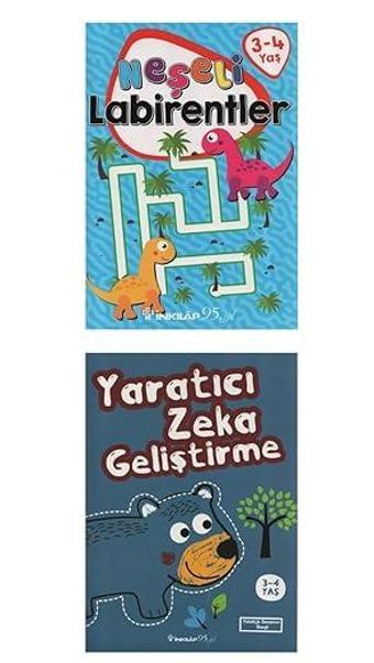 İnkılap Kitabevi 3-4 Yaş Çocuklar İçin Neşeli Labirentler-Yaratıcı Zekageliştirme - İnkılap Kitabevi Yayınevi