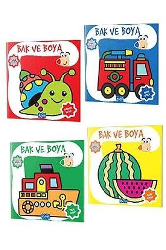 Parıltı Yayınları Bak Ve Boya Seti 4 Kitap - Parıltı Yayınları