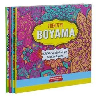 Yıldız Yayıncılık 7'Den 77'E Boyama Seti (5 Kitap Takım) Küçükler Ve Büyükler İçin Yaratıcı Boyama - Yıldız Yayıncılık