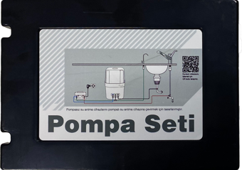 Sumarkt Su Arıtma Cihazlarına Uyumlu Kutu Pompa Seti – 75 GPD, 24V, Kolay Kurulum