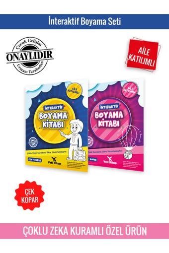 Çocuklar İçin Eğlenceli ve Eğitici Boyama Seti (2 Kitap) - Yeti Kitap
