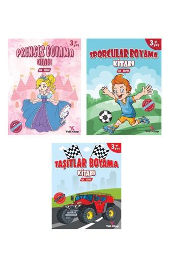 Karma Boyama Kitap Setim (3 Kitap) - Yeti Kitap