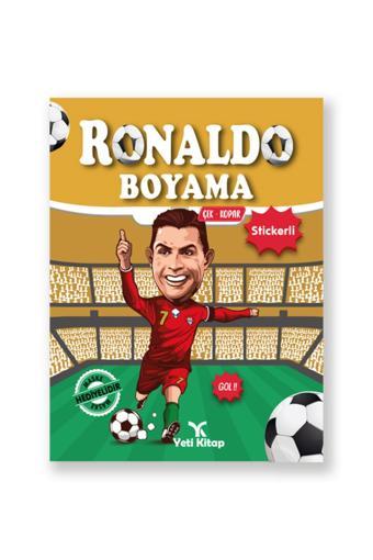 Futbolcu Boyama Kitapları (ronaldo Messi Neymar Mbappe Efsaneler) - Yeti Kitap