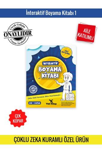 Renkli Eğlence İnteraktif Boyama Kitabı 2 - Sarı - Yeti Kitap