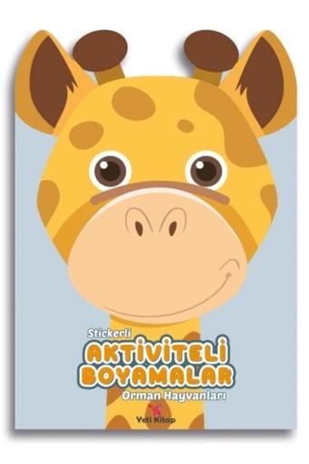 Stickerli Aktivite ve Boyamalar Orman Hayvanları - Yeti Kitap