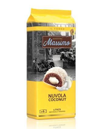Nuvola Coconut (Hindistan Cevizli Kek) 45 Gr. 6 Adet (1 Kutu)