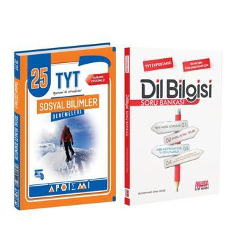 Apotemi Yayınları TYT Sosyal Bilimler Deneme ve AKM Dil Bilgisi Soru Bankası Seti 2 Kitap - Apotemi Yayınları