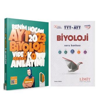 Benim Hocam 2023 AYT Biyoloji Video Destekli Konu Anlatımı ve Limit Soru Bankası Seti 2 Kitap - Benim Hocam Yayınları