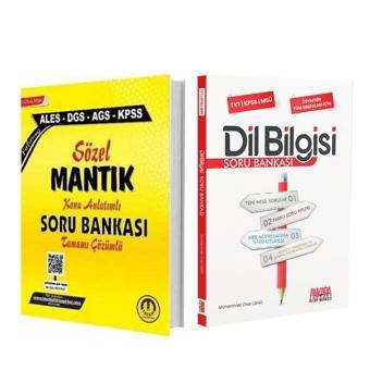 Tasarı Yayınları ALES DGS KPSS Sözel Mantık ve AKM Dil Bilgisi Soru Bankası Seti 2 Kitap - Tasarı Akademi