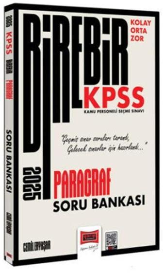 2025 KPSS Birebir Serisi Kolay Orta Zor Paragraf Soru Bankası Yargı Yayınları - Yargı Yayınları