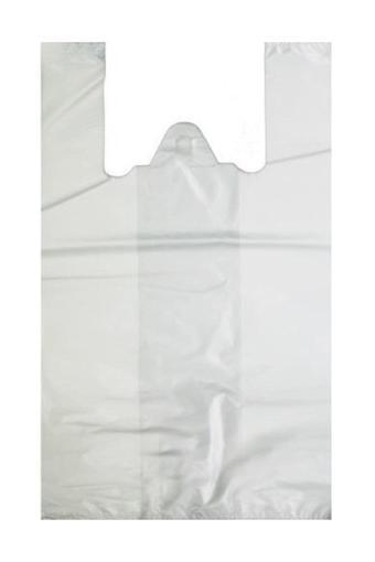 Orjin Hışır Atlet Market Poşeti Beyaz Büyük Boy 30X60 Cm-1 Kg