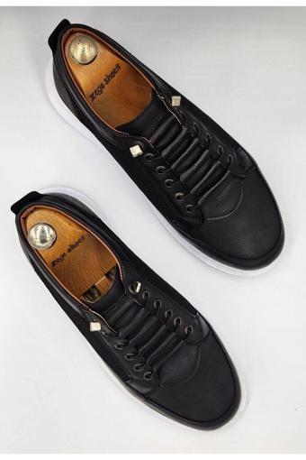 Erkek Beyaz Lastikli Fileli Ortopedik Günlük Spor Ayakkabı Garantili Sneaker Spor Ayakkabı